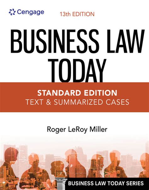The Digital and eTextbook ISBNs for <b>Business Law Today, Comprehensive</b> are 9780357634813, 0357634810 and the print ISBNs are 9780357634691, 0357634691. . Business law today 13th edition pdf free